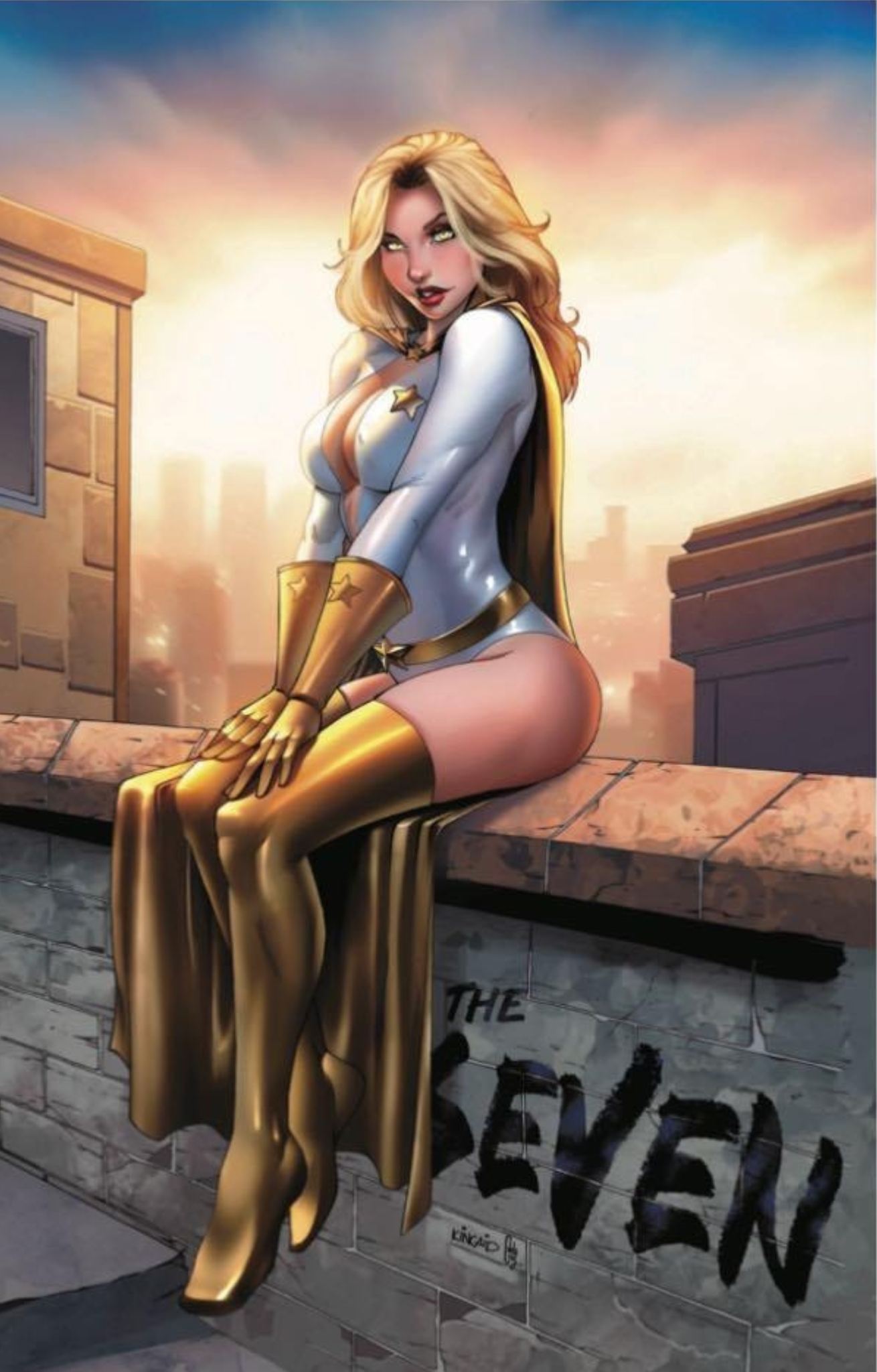 THE BOYS #1 Starlight Virgin LIMITED TO 150 cover by Ryan Kincaid DALLAS FAN EXPO