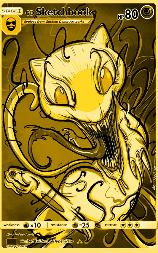 Gorkem Demir's SDCC Con Exclusive – Venomized Mew (Embossed Metal)
