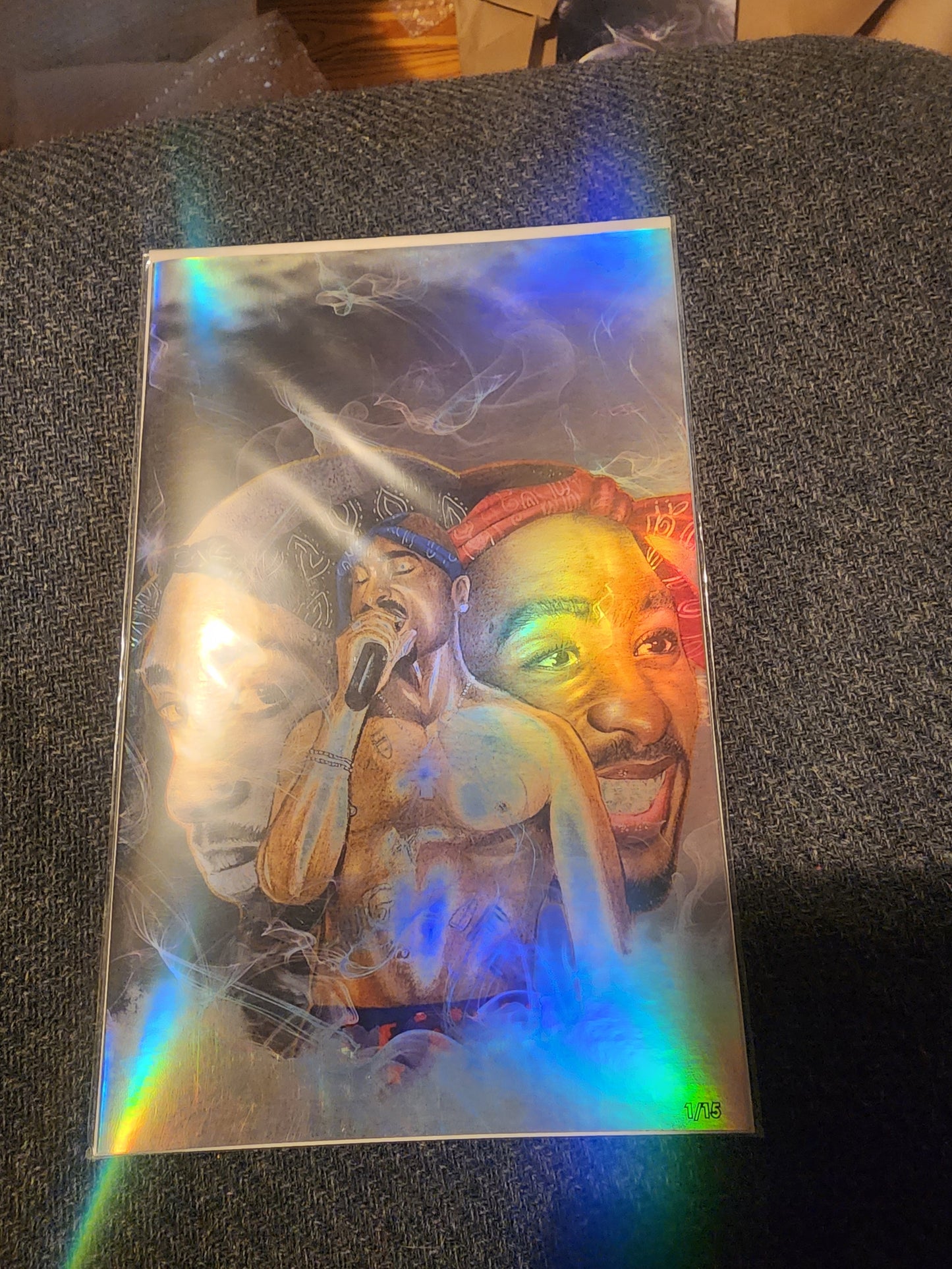 Tupac: Tribute HOLO FOIL Grey #1 Megacon 2025 Ltd To 15 with COA