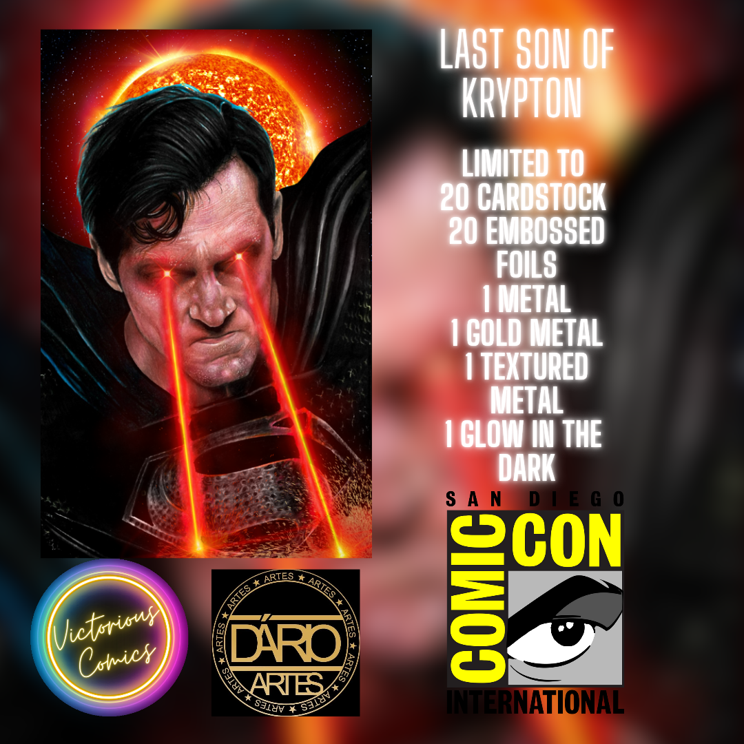 SUPERMAN LAST SON RED Limited to 10 cardstock(numbered)