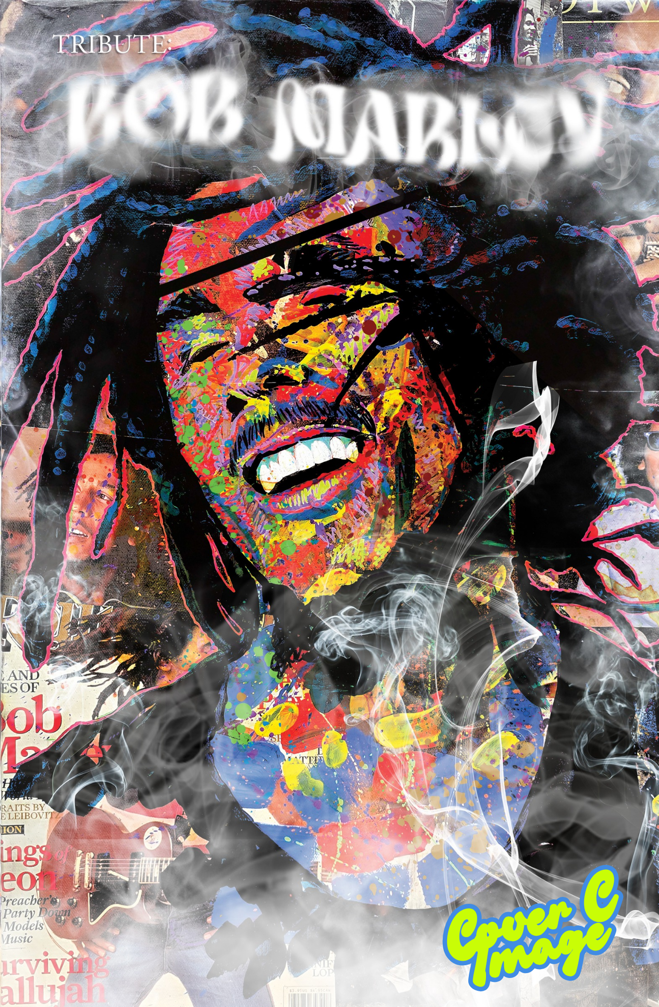 C2E2 TRIBUTE: BOB MARLEY (420 smoke) TRADE (COVER C) LIMITED TO 15 NUMBERED with COA