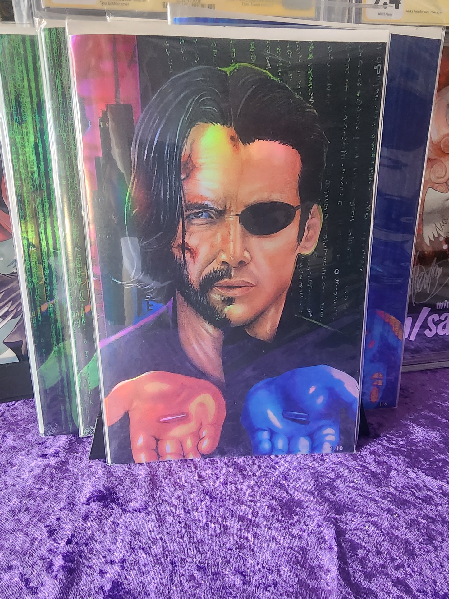 MEGACON 2025 KEANU REEVES: FAME #1 EXCLUSIVE HOLO FOIL LIMITED TO 10 #1 OF 10