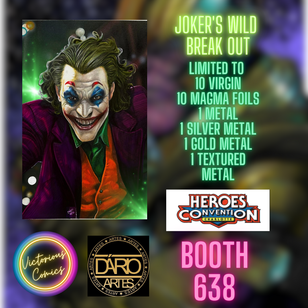 JOKER'S WILD LIMITED TO 10 (VIRGINS) NUMBERED HEROES CON EXCLUSIVE