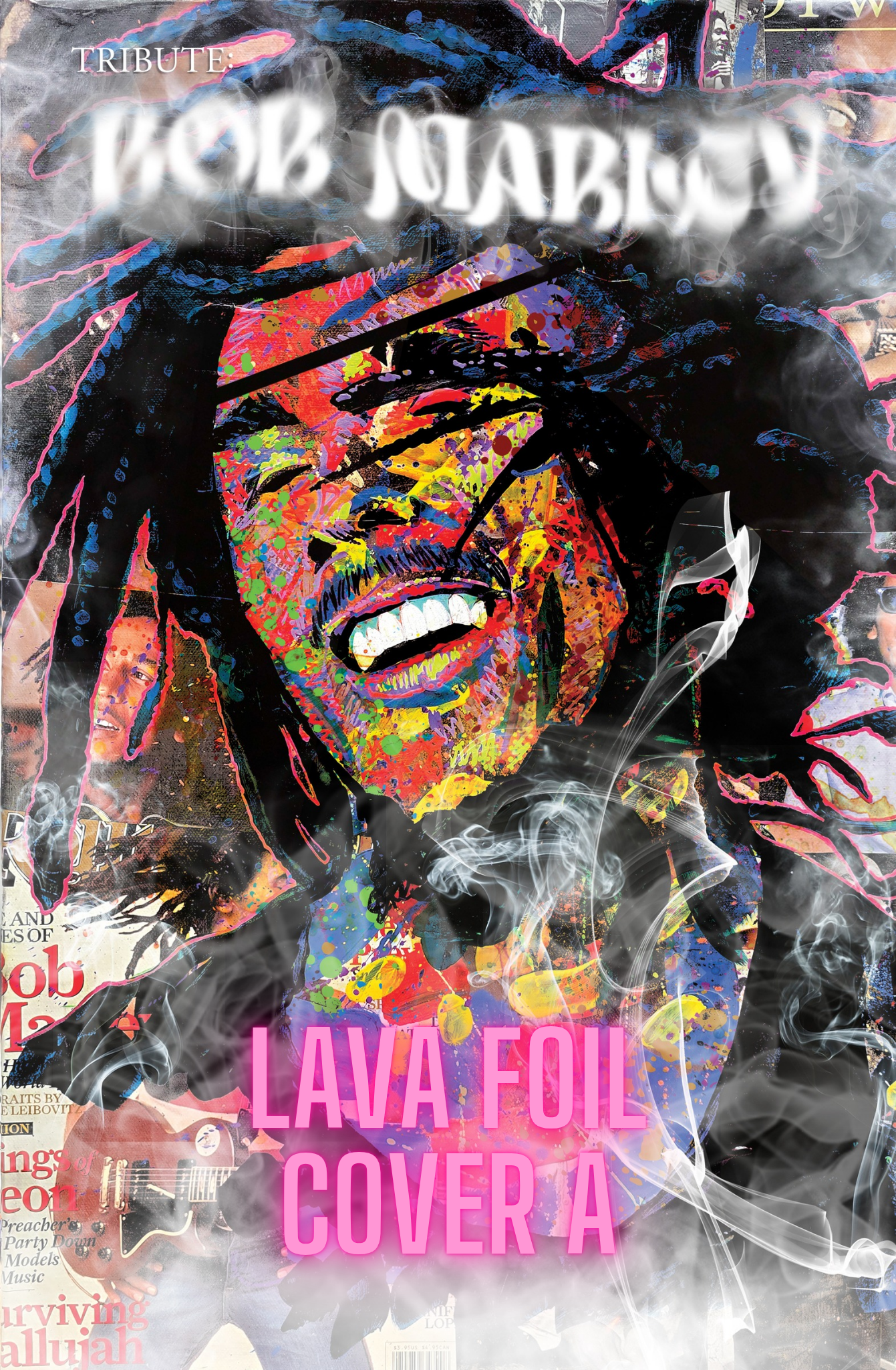 C2E2 LAVA-FOIL TRIBUTE: BOB MARLEY TRADE (COVER C) LIMITED TO 4 NUMBERED with COA