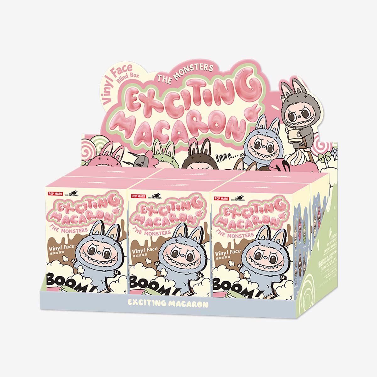 [IN STOCK] POPMART THE MONSTERS - Exciting Macaron Vinyl Face Blind Box Labubu (SEALED)