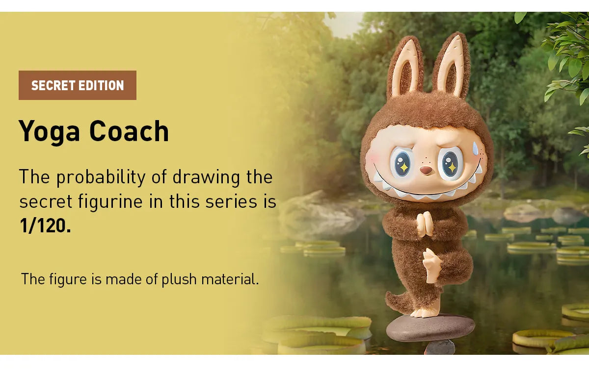 [Incoming Restock: June] POPMART THE MONSTERS Labubu THE MONSTERS Lazy Yoga Series Figures Blind Box (SEALED)