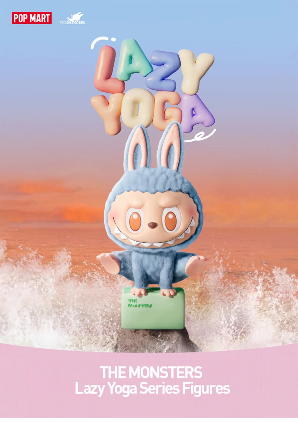 [Incoming Restock: June] POPMART THE MONSTERS Labubu THE MONSTERS Lazy Yoga Series Figures Blind Box (SEALED)