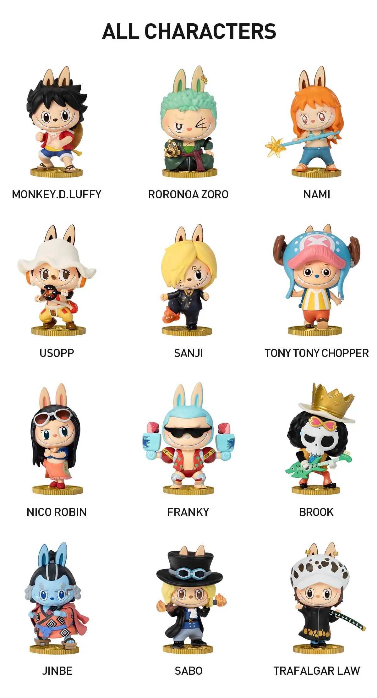 [In Stock] POPMART THE MONSTERS × One Piece Series Figures Labubu (SEALED)