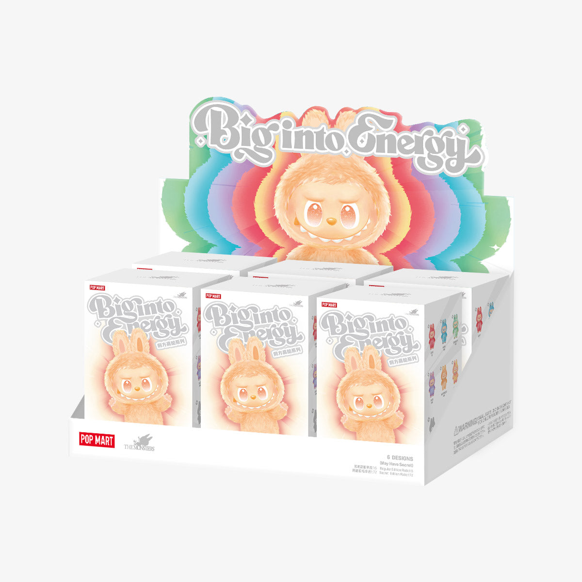 [In Stock] POPMART THE MONSTERS Big into Energy Series-Vinyl Plush Pendant Blind Box Labubu (SEALED)