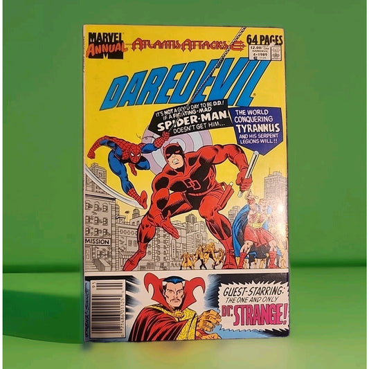 Daredevil Annual #4 Spider-Man Doctor Strange Atlantis Attacks VF/NM (1989)