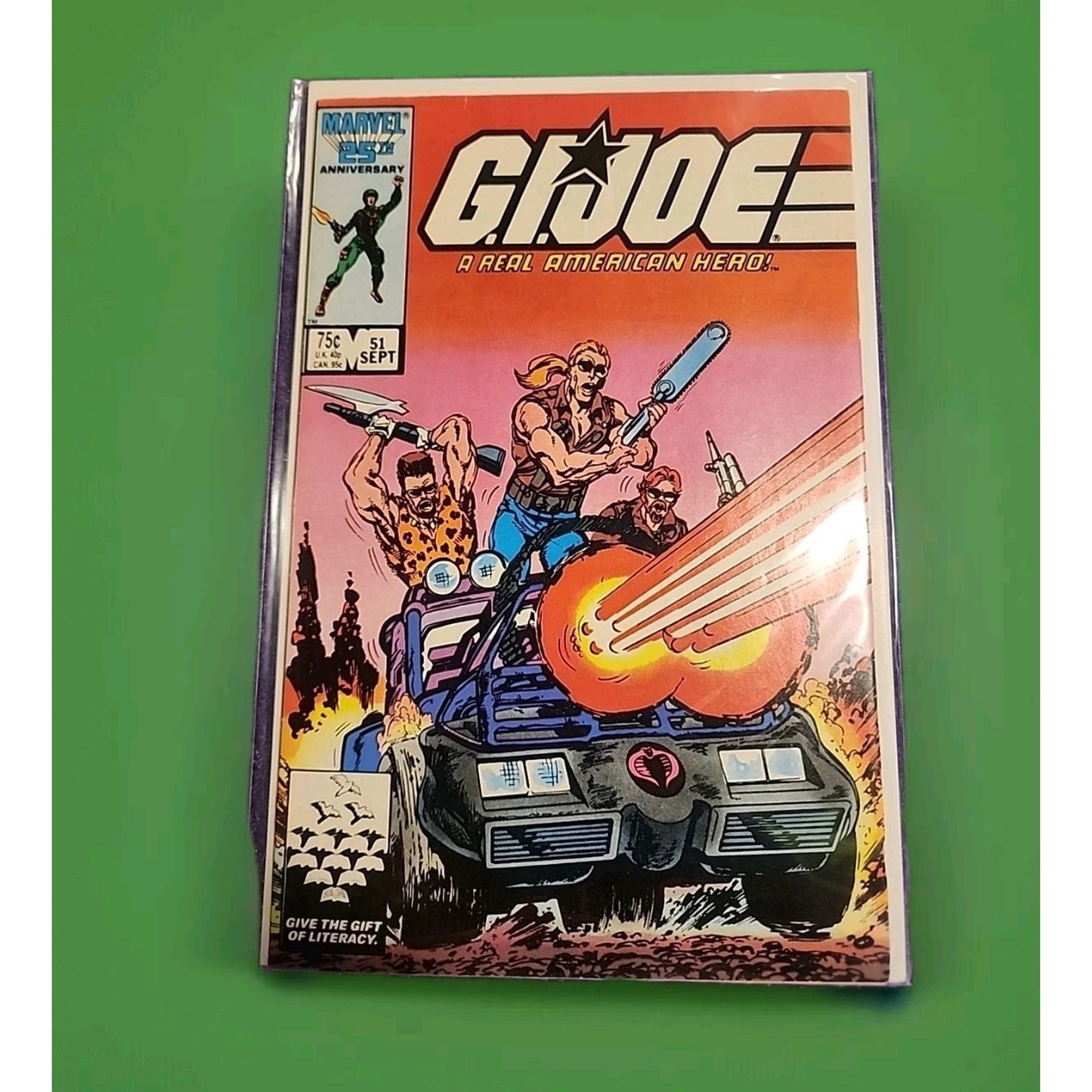 🔑🔑Marvel G.I. Joe A Real American Hero #51 1986