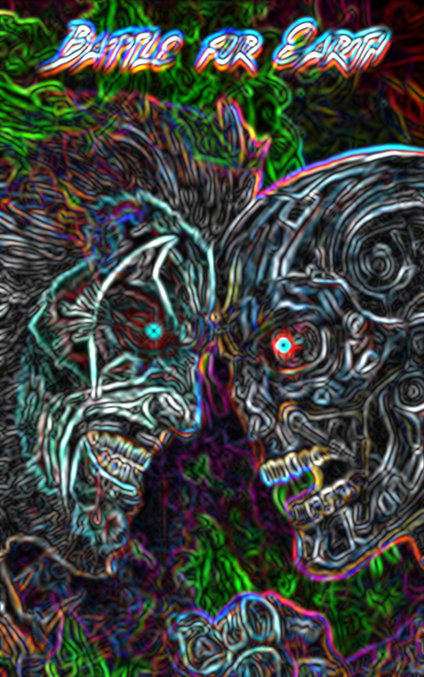 Lobo vs Terminator Battle for Earth (Brett Azar) Artbook (Heroes con) FOILS