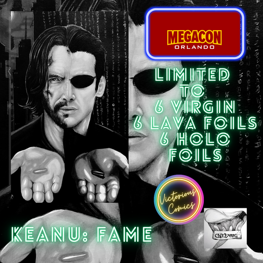MEGACON 2025 KEANU REEVES: FAME #1 EXCLUSIVE VIRGIN B/W LIMITED TO 20 #1 of 20