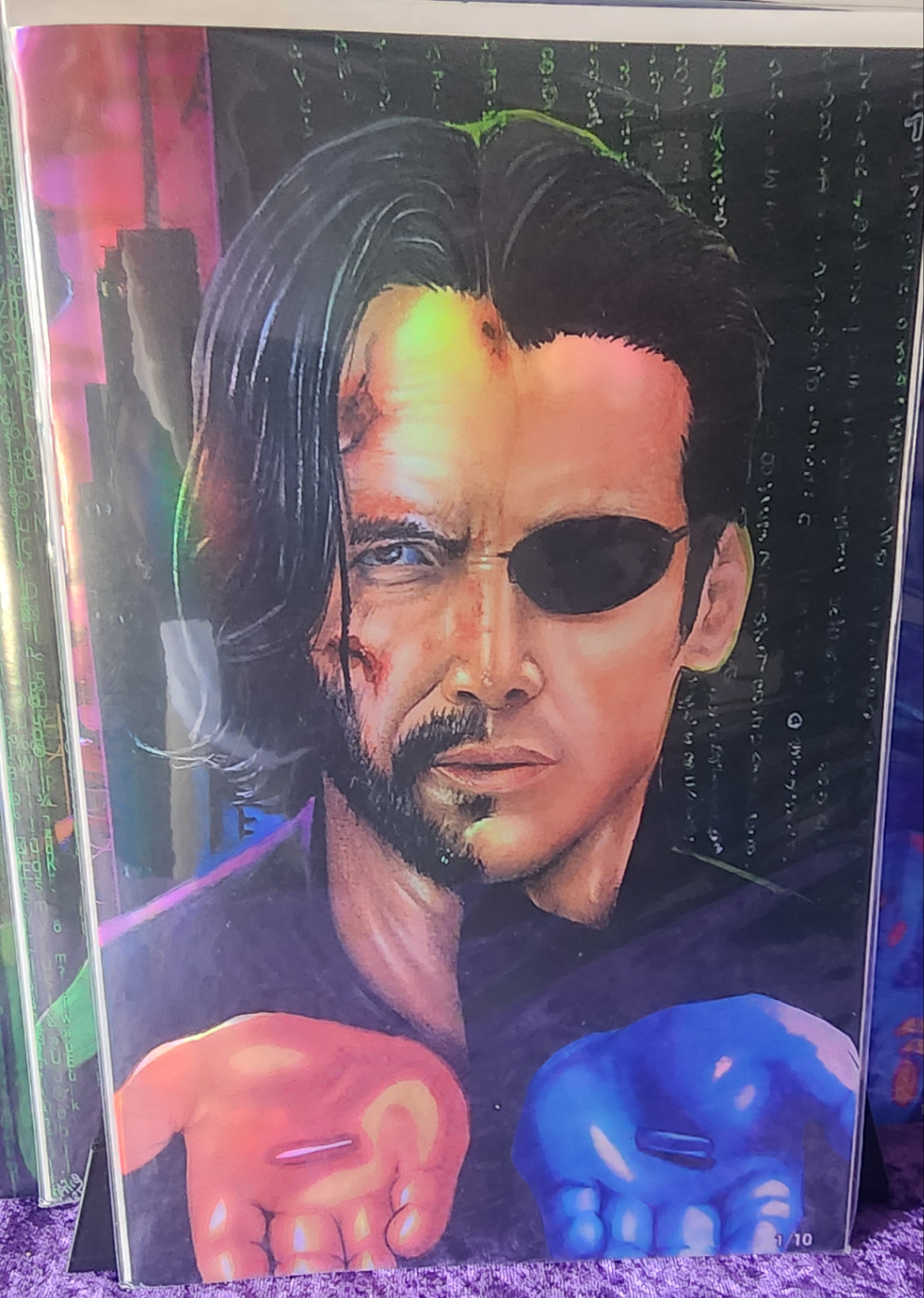 MEGACON 2025 KEANU REEVES: FAME #1 EXCLUSIVE HOLO FOIL LIMITED TO 10 #1 OF 10
