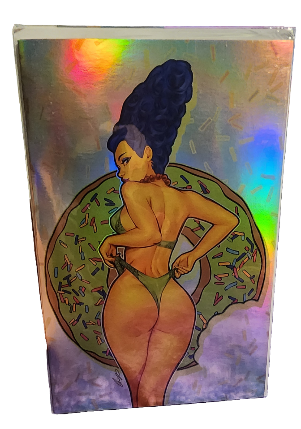 Marge Cosplay Wars #1 Preview edition limited to 60 foil #42/60 with matching print coa(NICE)