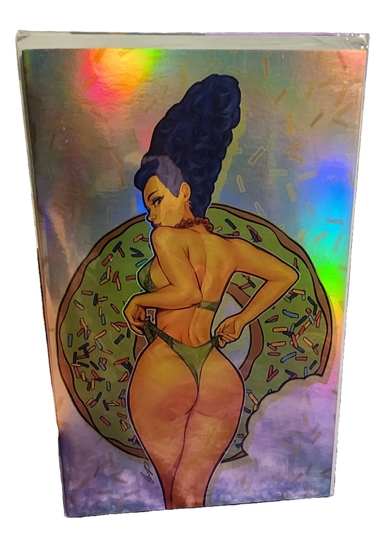 Marge Cosplay Wars #1 Preview edition limited to 60 foil #42/60 with matching print coa(NICE)