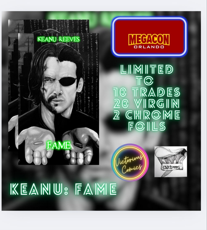 MEGACON 2025 KEANU REEVES: FAME #1 EXCLUSIVE TRADE B/W LIMITED TO 10 - Victorious Comics