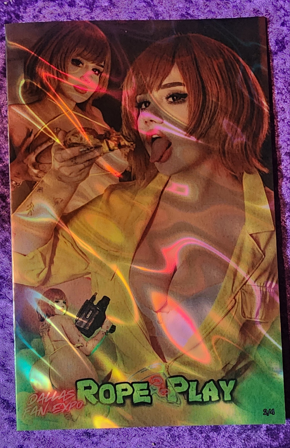 ROPE PLAY: ROLEPLAY MAGMA FOIL DALLAS FAN EXPO EDITION (APRIL TMNT COSPLAY) LTD TO 4 (numbered) cover C
