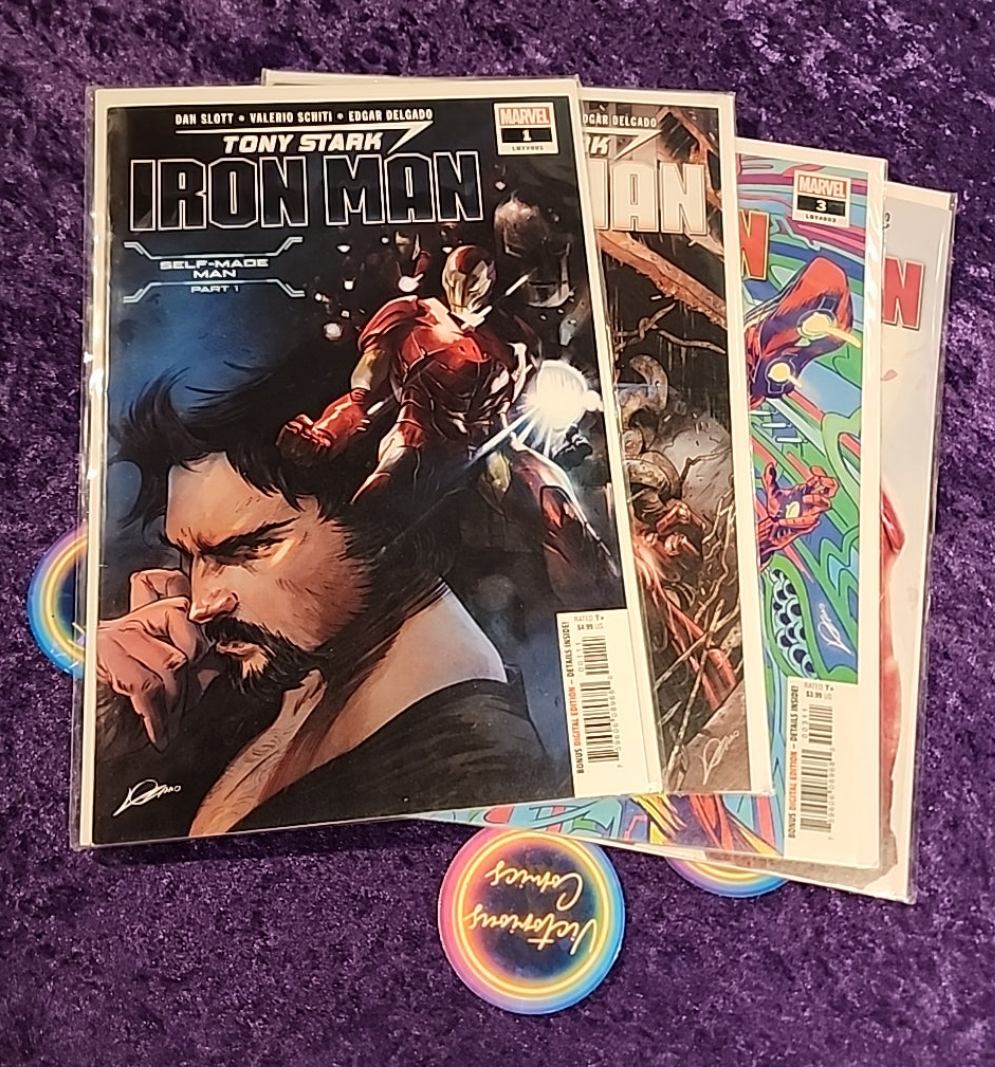 🔑🔑Tony Starks IRON MAN #1-4 LOT