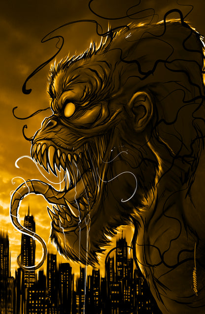 KAIJU VS KONG (KONG FOILS) LIMITED PRINT- COVER BY GORKEM DEMIR(MEGACON EXCLUSIVE)