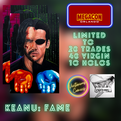 MEGACON 2025 KEANU REEVES: FAME #1 EXCLUSIVE VIRGIN LIMITED TO 40 - Victorious Comics