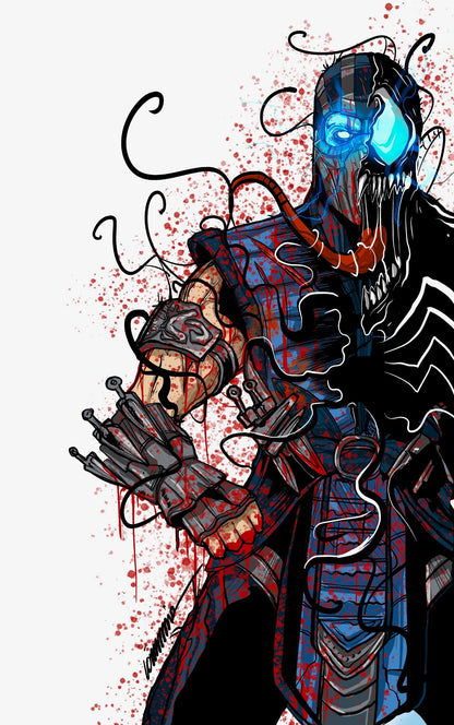 (EMB FOIL) SUB ZERO (VENOMIZED) VICTORIOUS COMICS X DR.FLAW X GORKEM DEMIR (EMBOSSED FOIL) LIMITED TO 30 SECRET DROP