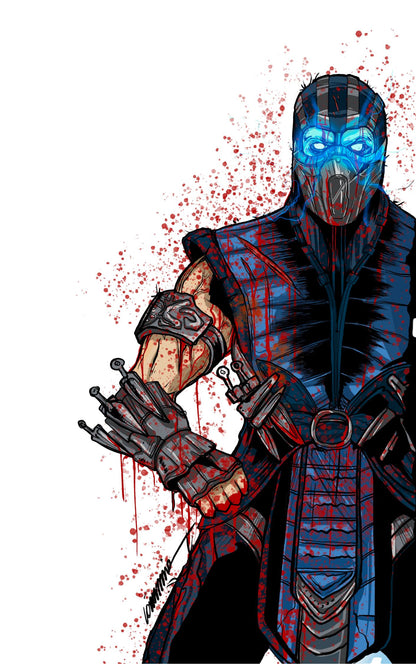 Sub-Zero: Battle Damaged — Embossed Foil Edition (Ltd. 30) | Heroes Con Exclusive | Victorious Comics x Dr. Flaw x Görkem Demir