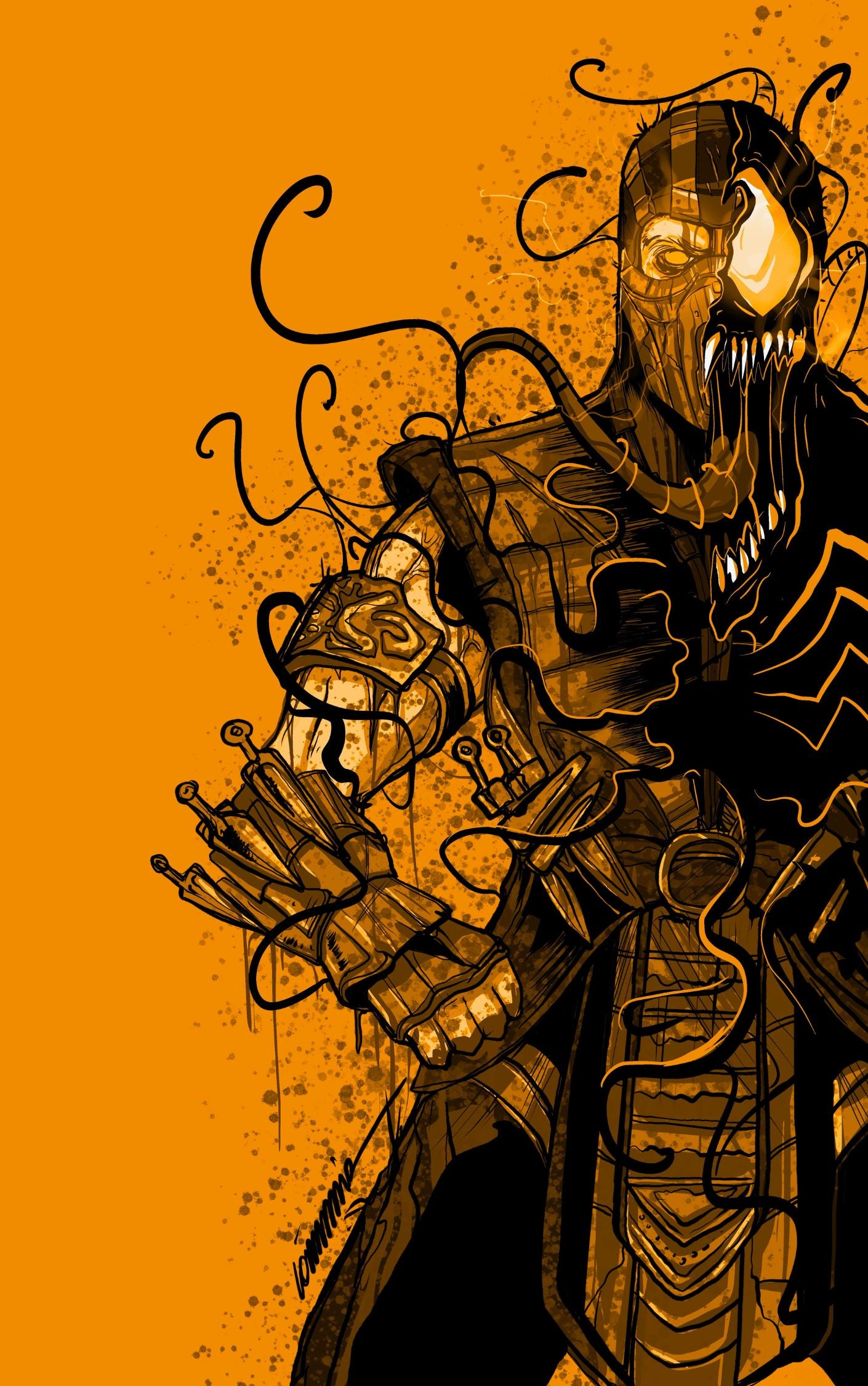 (EMB FOIL) SUB ZERO (VENOMIZED) VICTORIOUS COMICS X DR.FLAW X GORKEM DEMIR (EMBOSSED FOIL) LIMITED TO 30 SECRET DROP