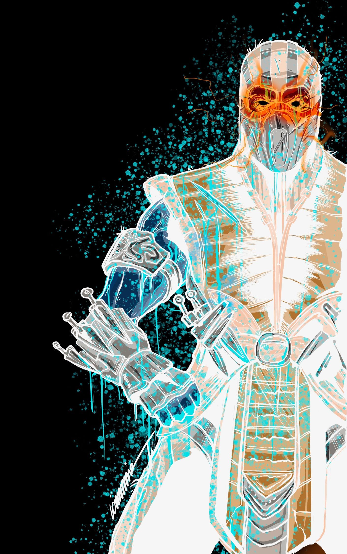Sub-Zero: Battle Damaged — Embossed Foil Edition (Ltd. 30) | Heroes Con Exclusive | Victorious Comics x Dr. Flaw x Görkem Demir