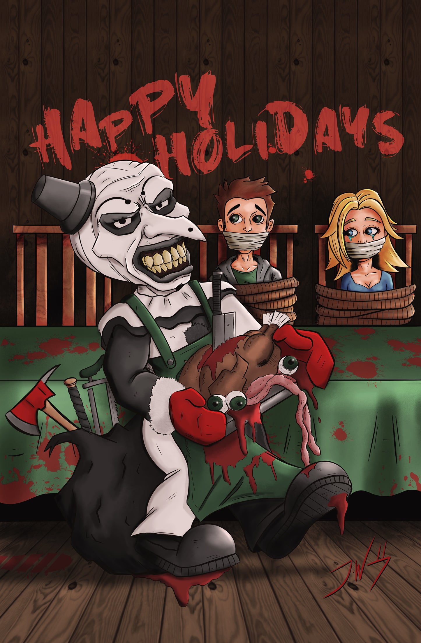 Gold SLASH POINT: A TERRIFYING HOLIDAY (GOLD) (JORDAN WADLEY) with Coa Limited to 6 GOLD FOIL