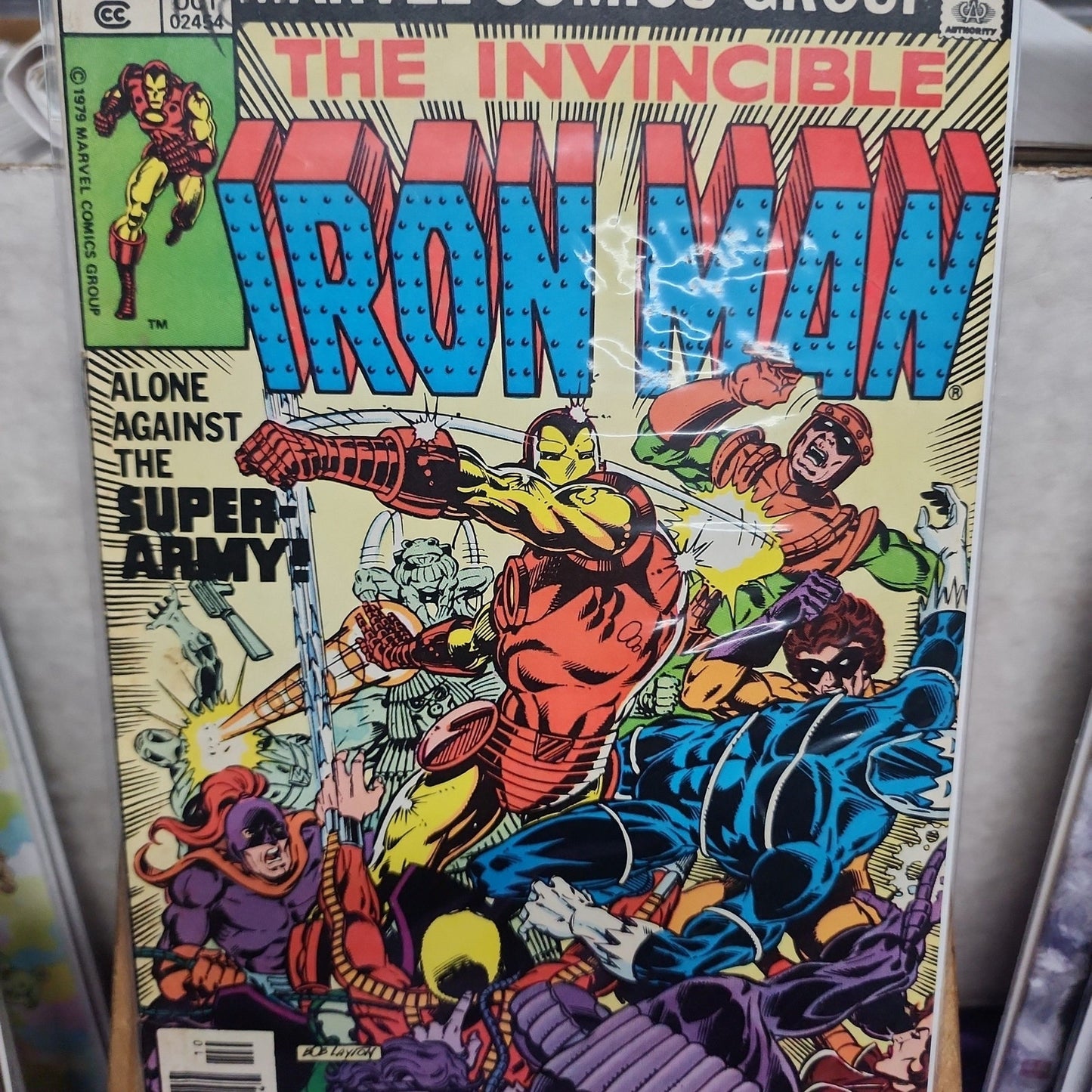 🔑🚨The Invincible Iron Man #127 Newsstand  Demon In a Bottle Pt.8