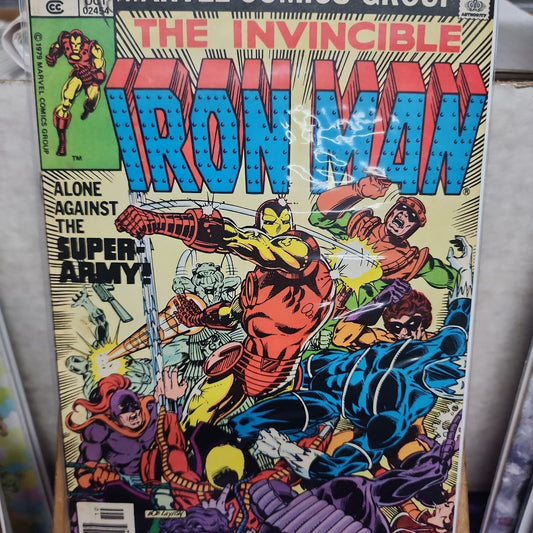 🔑🚨The Invincible Iron Man #127 Newsstand  Demon In a Bottle Pt.8