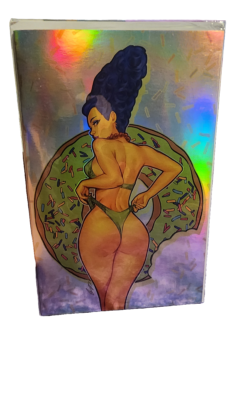 Marge Cosplay Wars #1 Preview edition limited to 60 foil #42/60 with matching print coa(NICE)