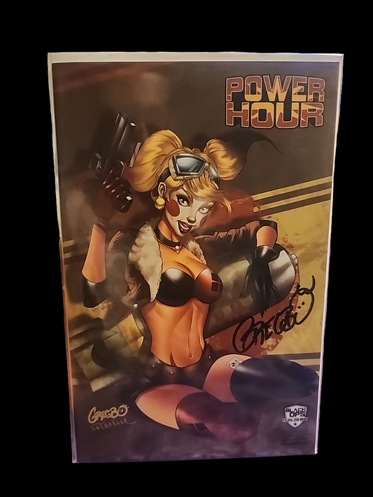 Power Hour Issue  #2 Harley Quinn Trade Nice Limited To 60 SIGNED WITH COA
