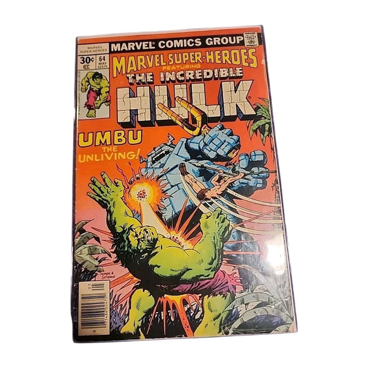 🔑Marvel Super Heroes 64 Featuring The Incredible Hulk VF 1st Appearance Umbu