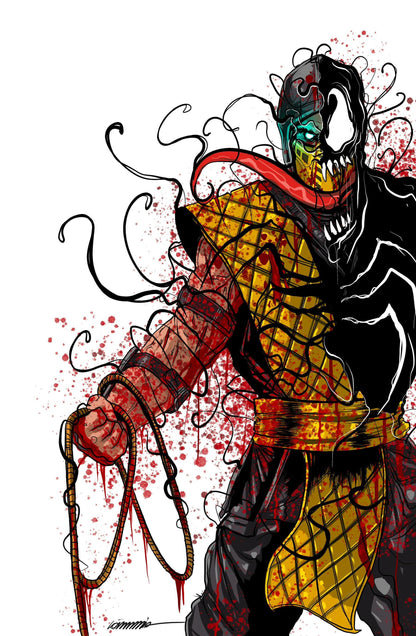 SECRET DROP-SCORPION (VENOMIZED) VICTORIOUS COMICS X DR.FLAW X GORKEM DEMIR (CARDSTOCK) LIMITED TO 30