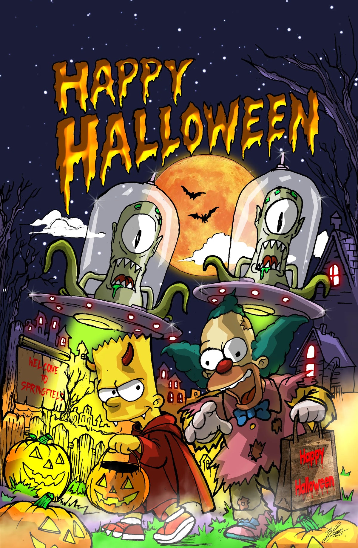 Welcome to SPRINGFIELD( HAPPY HALLOWEEN) SPOOK-TACULAR