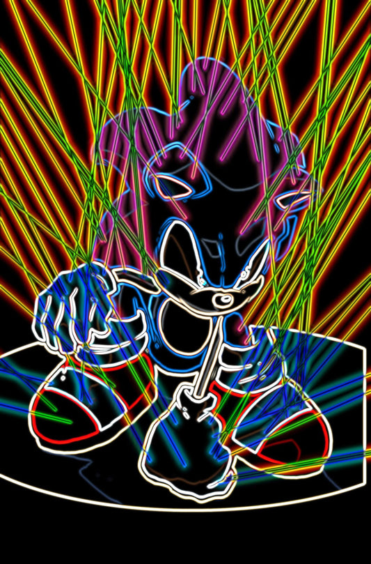 HOLO FOIL FAME: NAOTO OHSHIMA CREATOR OF SONIC NYCC EXCLUSIVE VIRGIN LTD TO 10 NEON numbered