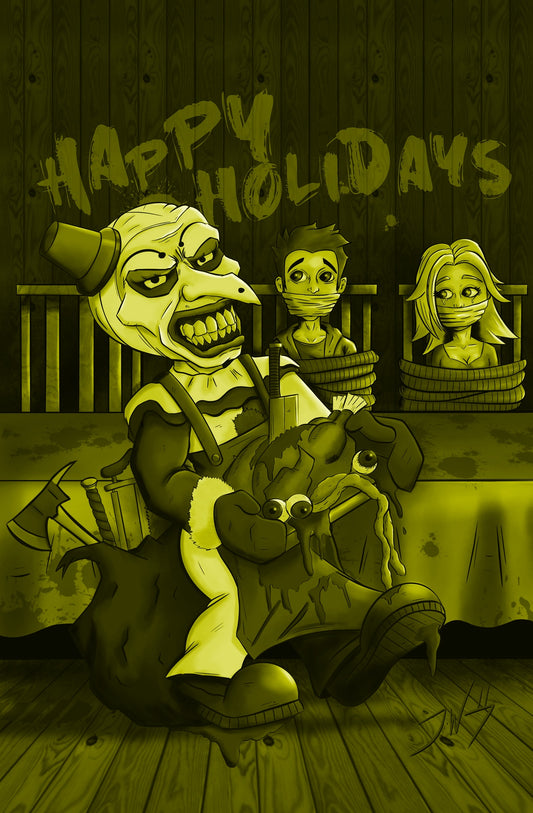 Gold SLASH POINT: A TERRIFYING HOLIDAY (GOLD) (JORDAN WADLEY) with Coa Limited to 6 GOLD FOIL