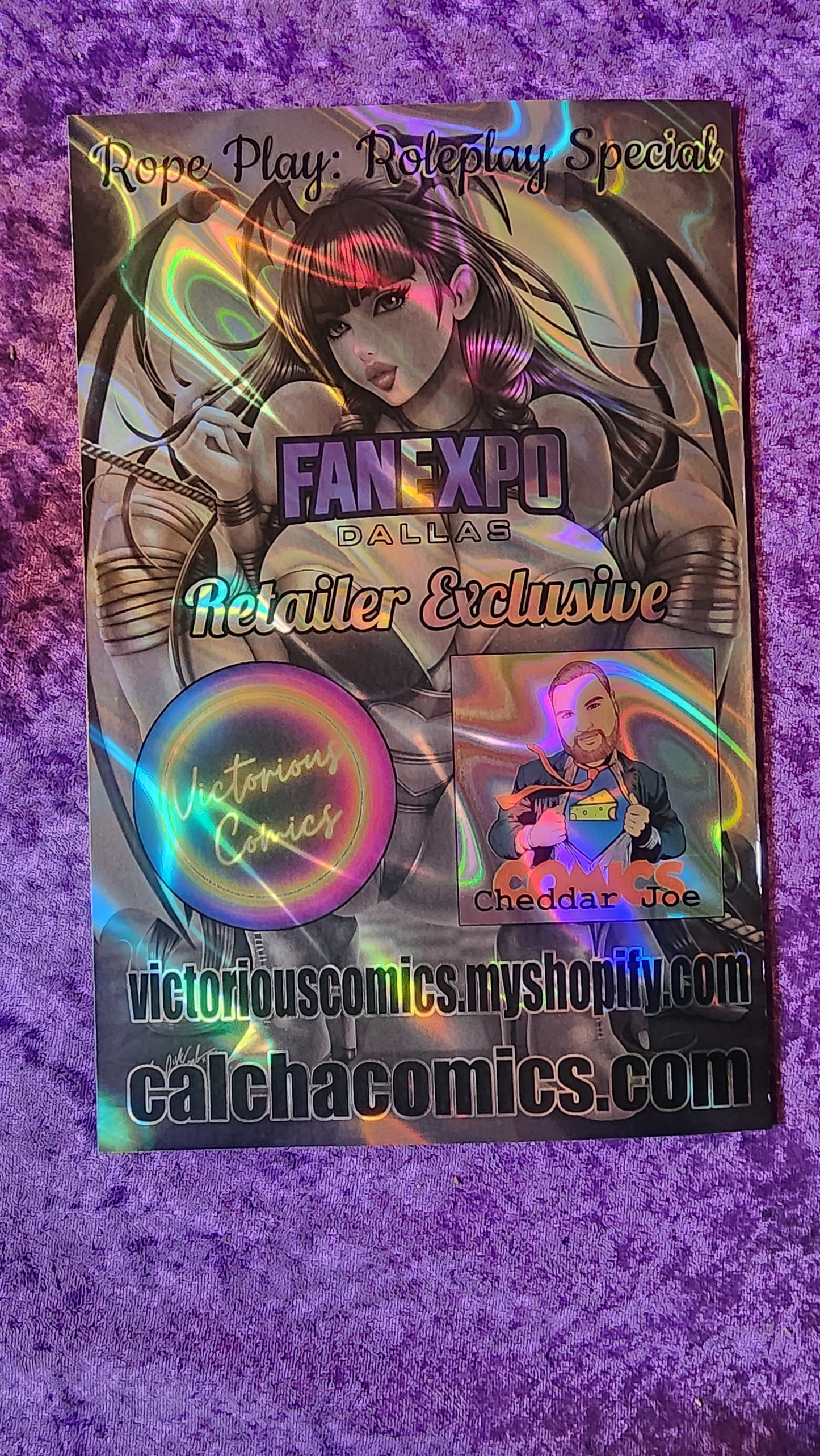 ROPE PLAY: ROLEPLAY MAGMA FOIL DALLAS FAN EXPO EDITION (APRIL TMNT COSPLAY) LTD TO 4 (numbered) cover C