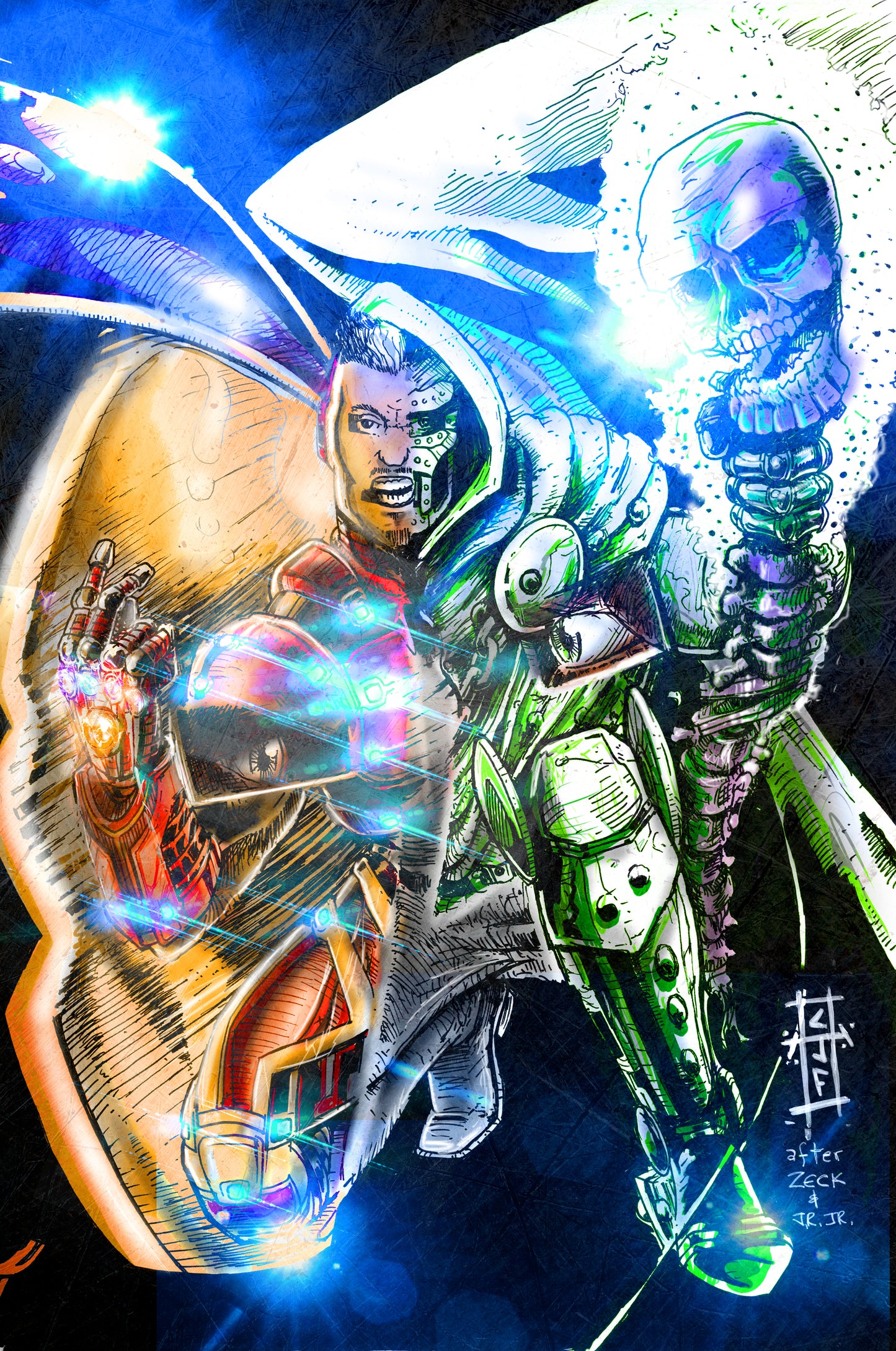 FAME: ROBERT DOWNEY JR DALLAS FAN EXPO LIMITED TO 4 HOLO FOILS (CHRIS J FREDRICKS COVER)