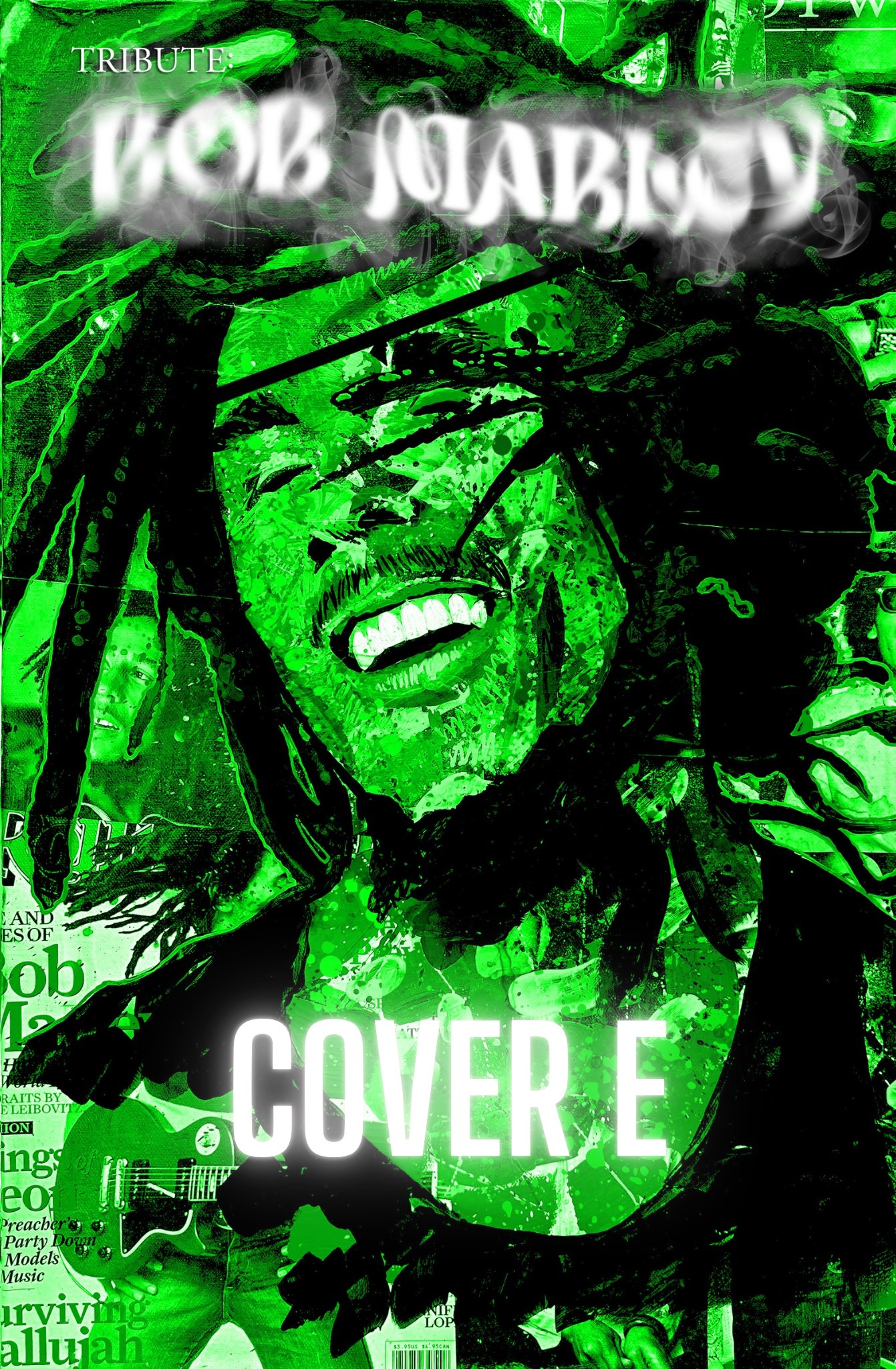 C2E2 HOLO-FOIL TRIBUTE: BOB MARLEY TRADE (COVER E) LIMITED TO 5 NUMBERED with COA (SCRT VARIANT)