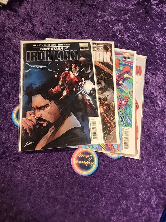 🔑🔑Tony Starks IRON MAN #1-4 LOT
