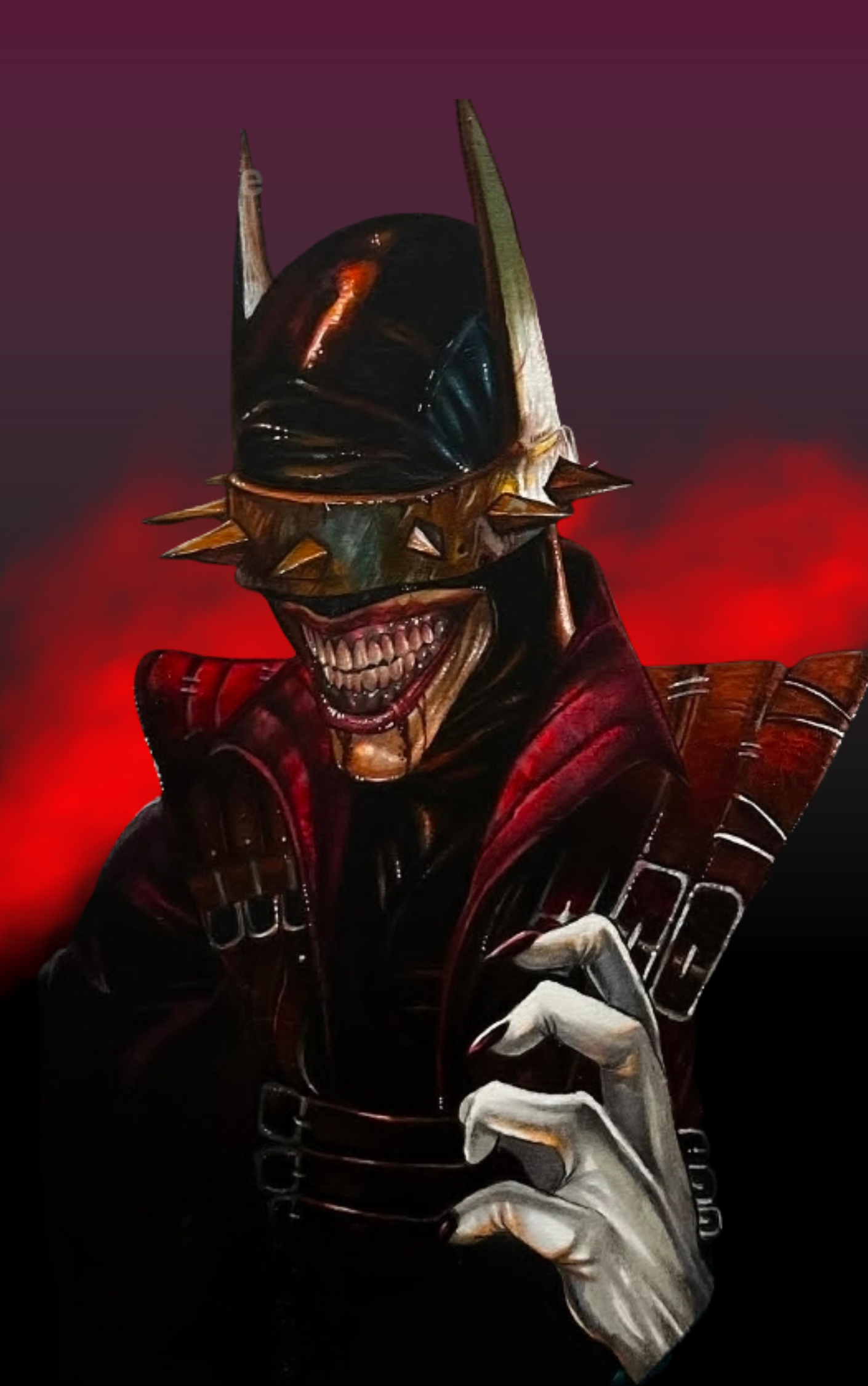 BATMAN WHO LAUGHS Dario Sketch book Terrificon Exclusive