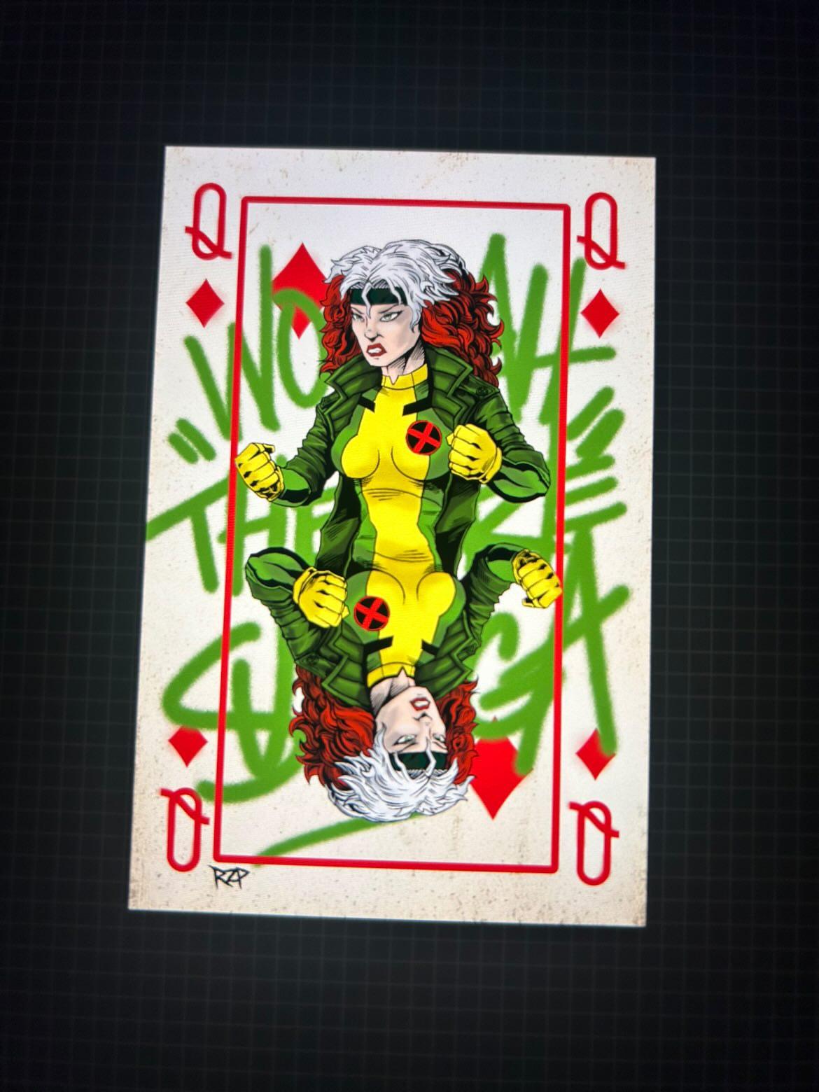 LAVA FOIL X-MEN ROGUE RZP ARTIST EXCLUSIVE LIMTED TO 10 WITH COA