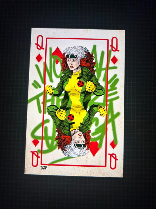 LAVA FOIL X-MEN ROGUE RZP ARTIST EXCLUSIVE LIMTED TO 10 WITH COA