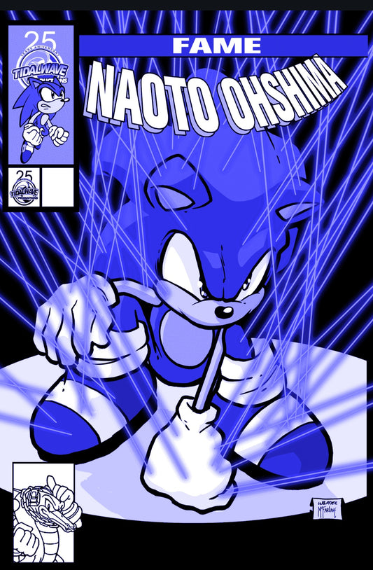 FAME: NAOTO OHSHIMA CREATOR OF SONIC NYCC EXCLUSIVE TRADE LTD TO 10 BLUE numbered