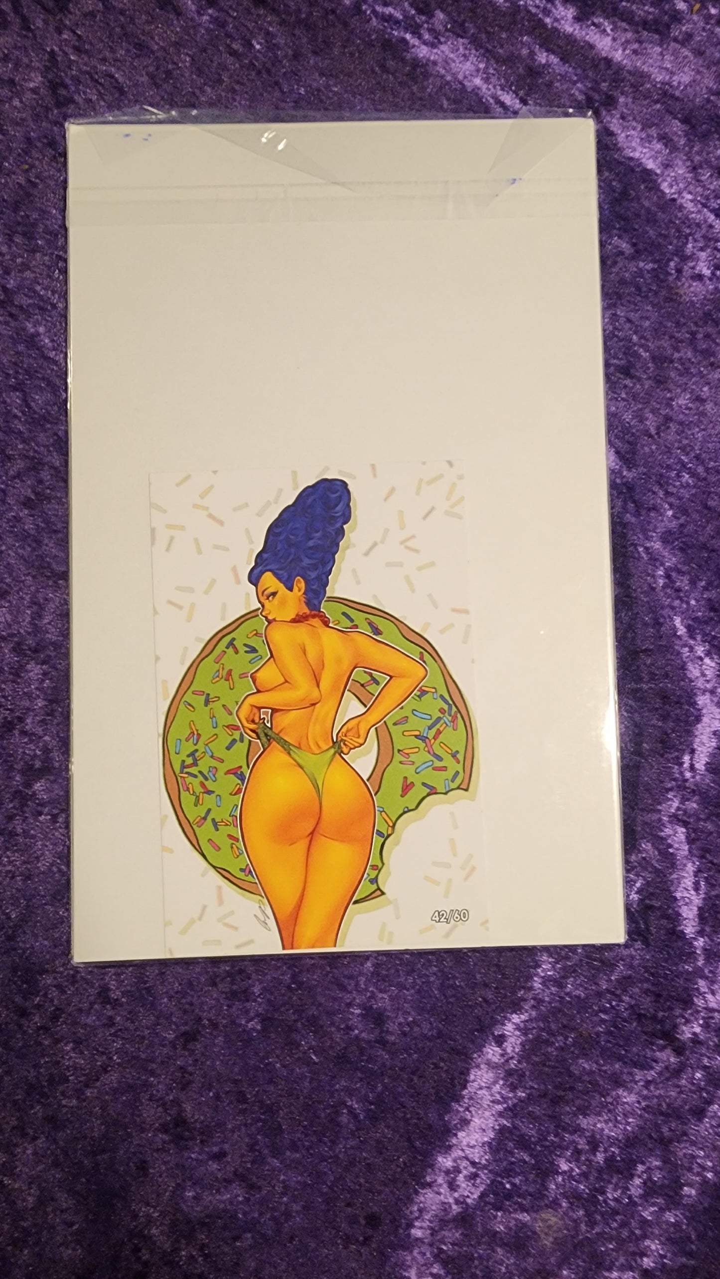 Marge Cosplay Wars #1 Preview edition limited to 60 foil #42/60 with matching print coa(NAUGHTY)