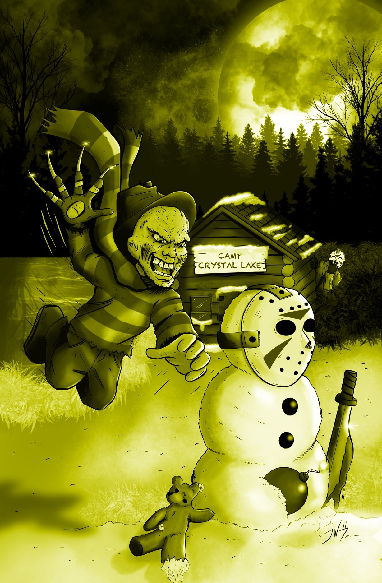 GOLD FOIL SLASH POINT: CHRISTMAS AT THE LAKE GOLD FOIL (JORDAN WADLEY HOLIDAY SPECIAL) with Coa Limited to 6