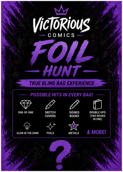 Victorious Comics TRUE BLIND BAG S-EXCLUSIVES AND RARE BOOKS 3 tiers EARLY RELEASE